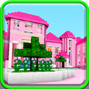 Pink dollhouse games map for MCPE roblox ed. APK