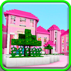 Pink dollhouse games map for MCPE icon