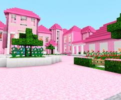 Pink dollhouse games map for MCPE roblox ed. تصوير الشاشة 2