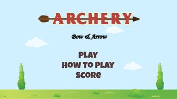 Archery Bow And Arrow Affiche