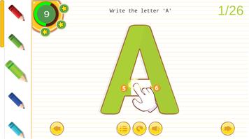 Learn To Write English ABC Affiche