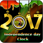 Clock of India Independence Day icône