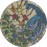 Mandala Pixel Art Coloring Book Color by Number simgesi