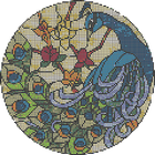 Mandala Pixel Art Coloring Book Color by Number आइकन
