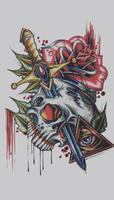 Tattoo Color By Number Draw Book Page Pixel Art Ekran Görüntüsü 3