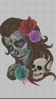 Tattoo Color By Number Draw Book Page Pixel Art captura de pantalla 2