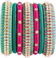 Silk Thread Bangles screenshot 3