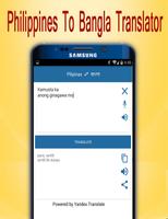 Philippines to Bangla Translator پوسٹر