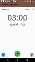 Poster Free Boxing Rounds Timer