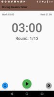 Free Boxing Rounds Timer โปสเตอร์