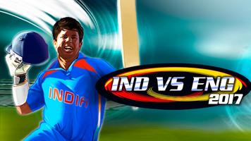 India vs England Game 2017 plakat