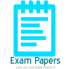 آیکون‌ Exam Papers : Past exams, previous year exams.