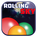 Rolling Run Ball Touch Sky-APK