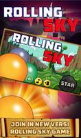 Rolling Run Ball Touch Sky-poster