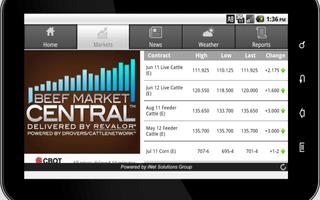 Beef Market Central for Tablet captura de pantalla 1