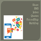Share SMS (Quotes,Jokes,Greetings) أيقونة