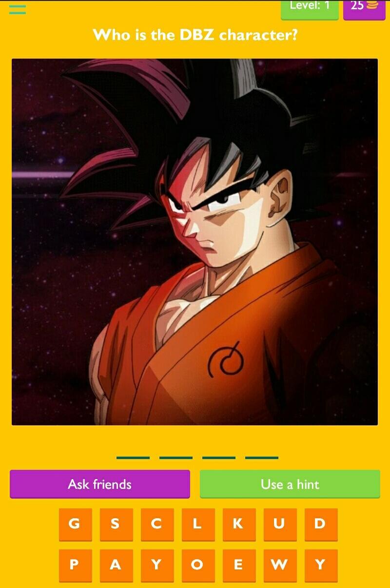 Guess the dragon ball z character for Android - APK Download