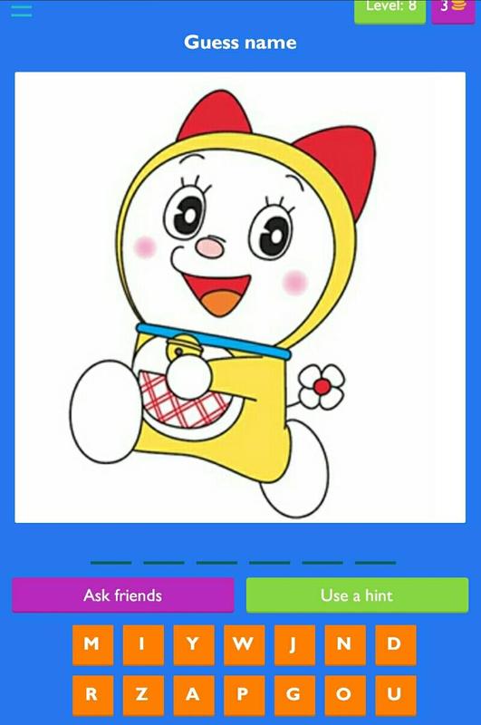 doraemon cartoon quiz game