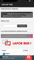 برنامه‌نما Cek NIP & Profil PNS عکس از صفحه