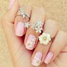 آیکون‌ Flowers Nail Art Tutorial