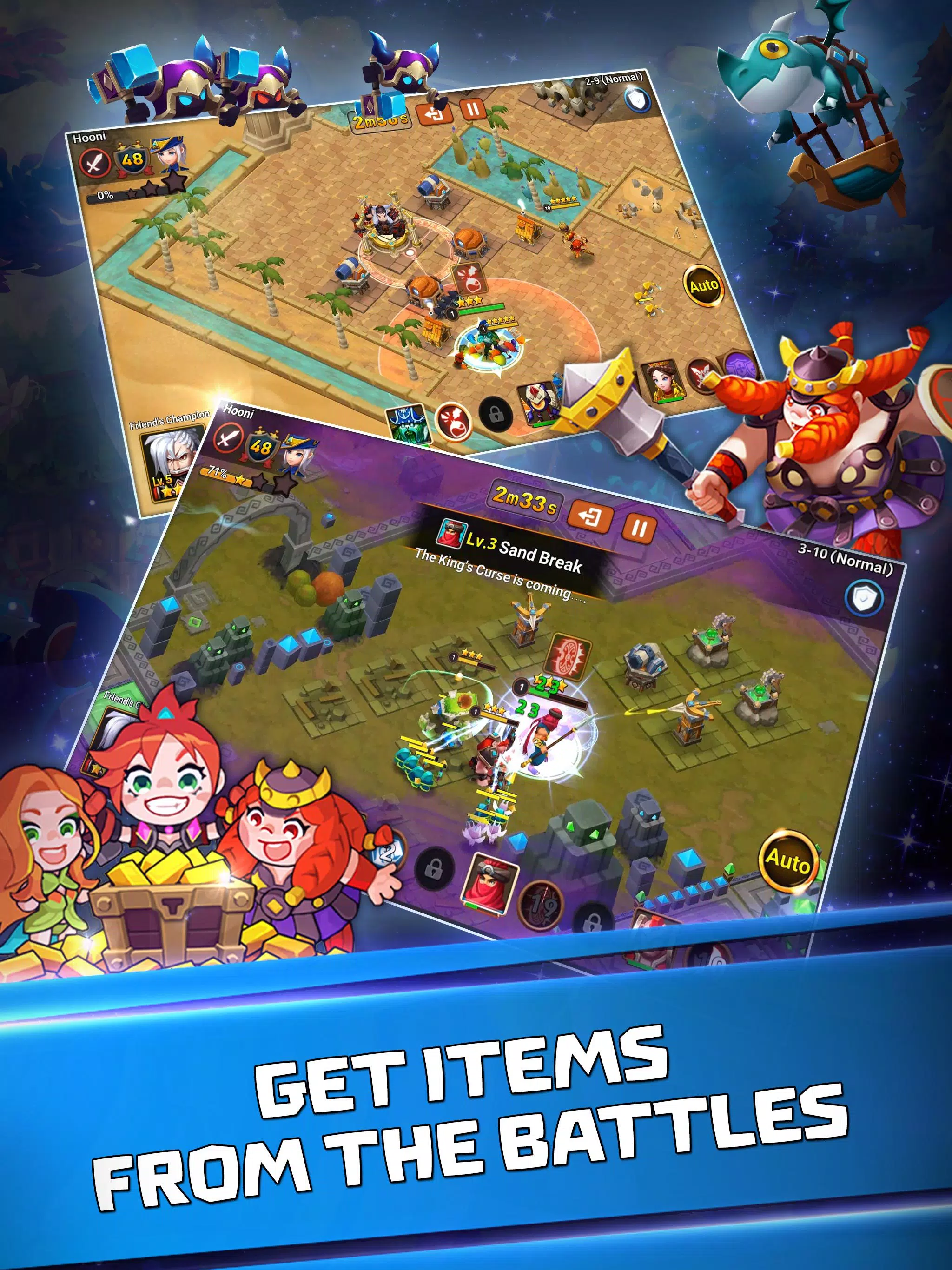 🔥 Download Battle Rush 1.0.22 APK . Strategy with real PvP