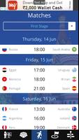Football world cup schedule, points table, score Affiche