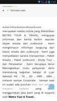 Info Wisata Outbound screenshot 3