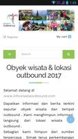 Info Wisata Outbound ポスター