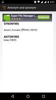 Antonyms and Synonym screenshot 2