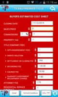 Texas Premier Title Net Sheet 스크린샷 2