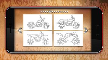 Motorcycles Coloring Pages capture d'écran 1