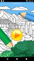 Nature Coloring Pages Affiche
