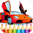 Italian Cars Coloring Book icône
