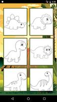 Dinosaur Kids Coloring Book capture d'écran 1
