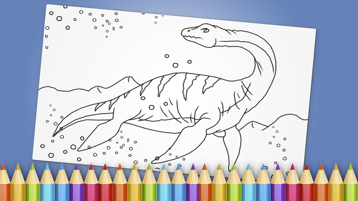 Dinosaurs Coloring Book Game Apk Screenshot