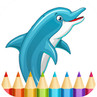 Dolphins Coloring Pages icon