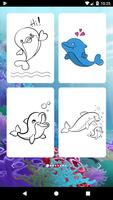 Dolphins Coloring Pages capture d'écran 1