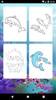 Dolphins Coloring Pages capture d'écran 3