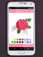 Flower Coloring Book syot layar 2