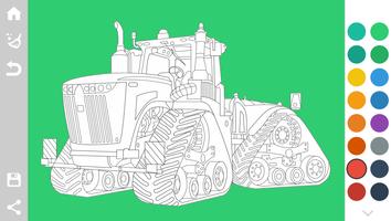 Tractors Coloring Pages Game capture d'écran 2