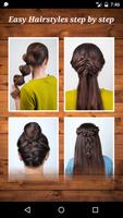 Easy Hairstyles step by step poster