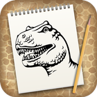 آیکون‌ How To Draw Dinosaurs