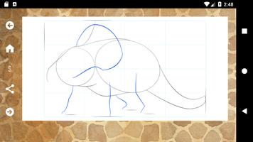 برنامه‌نما How To Draw Dinosaurs عکس از صفحه