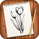 How To Draw Flowers أيقونة