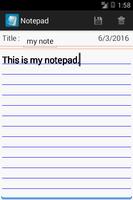 Notepad advanced স্ক্রিনশট 1