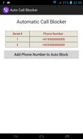 Auto Call Blocker Cartaz