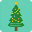 The illuminated Christmas tree