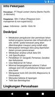 LOKER JAMBI - Lowongan Kerja Jambi Hari Ini 截图 2