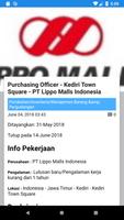 LOKER KEDIRI - Lowongan Kerja Kediri Update capture d'écran 1