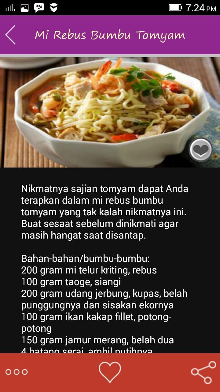 Resep Olahan Mie Dan Bihun Für Android Apk Herunterladen